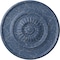 Ekena Millwork Large Floral Ceiling Medallion, Hand-Painted Americana Crackle, 41 1/8"OD x 2 1/2"P CM41FLAMC - alternate 1
